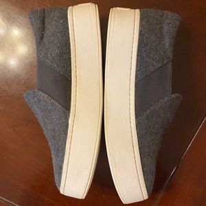 Vince Warren Flannel Platform Sneakers